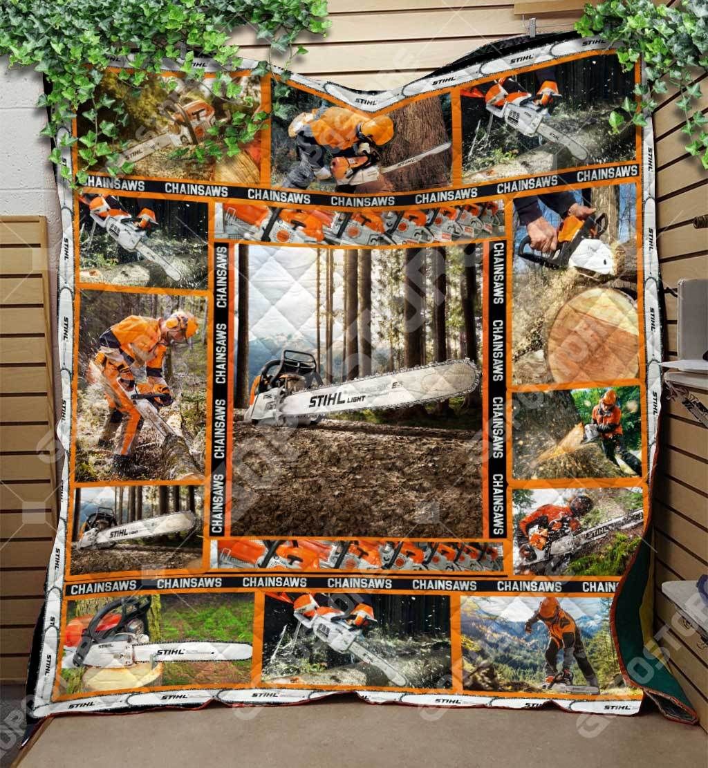 Chainsaw Like 3D Quilt Blanket 1054