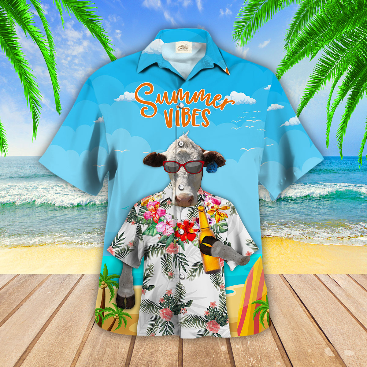 Hereford Summer Vibes Hawaii Shirt Ha25705