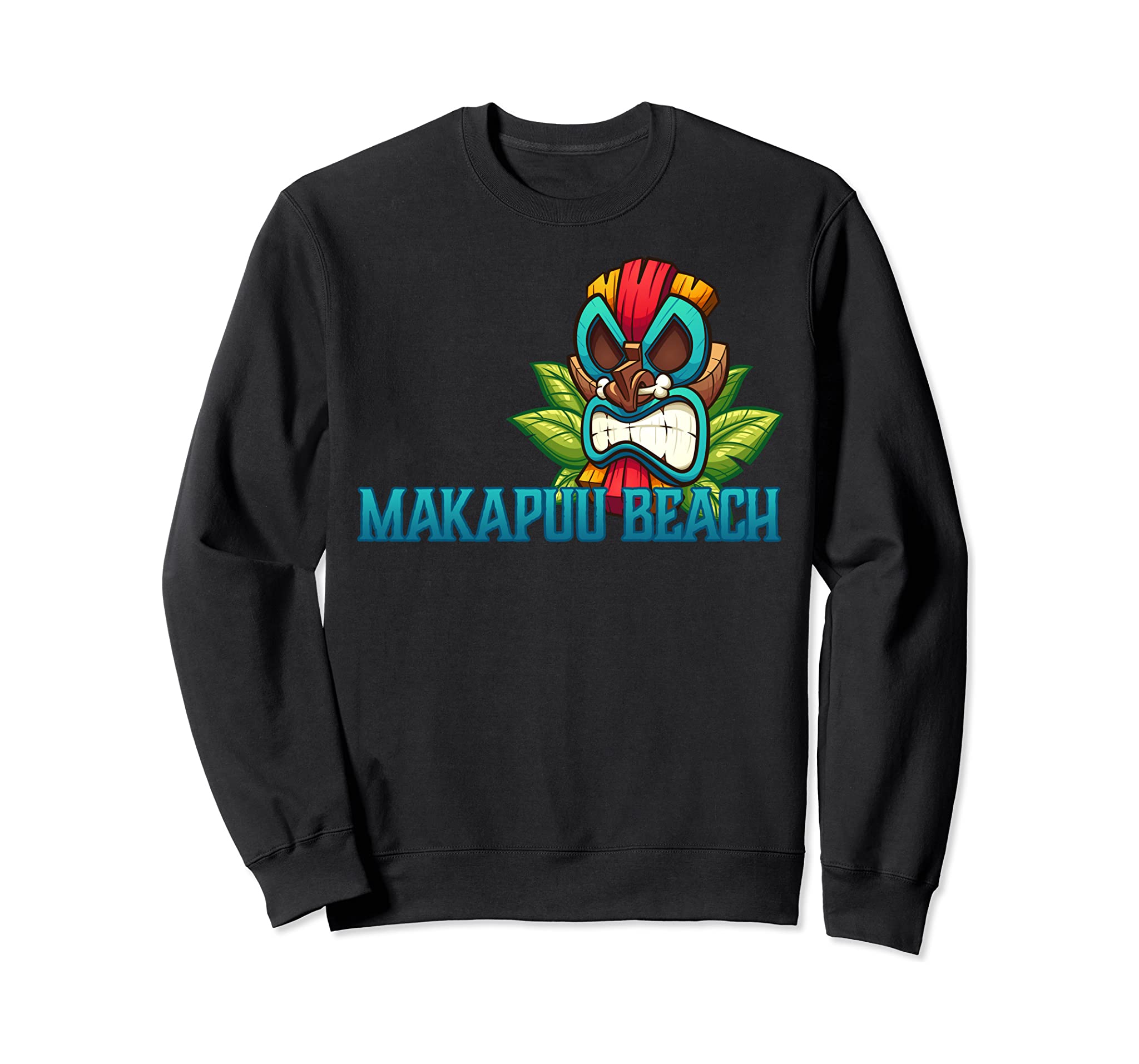 Makapuu Beach Tiki graphic – Hawaii Beaches Sweatshirt