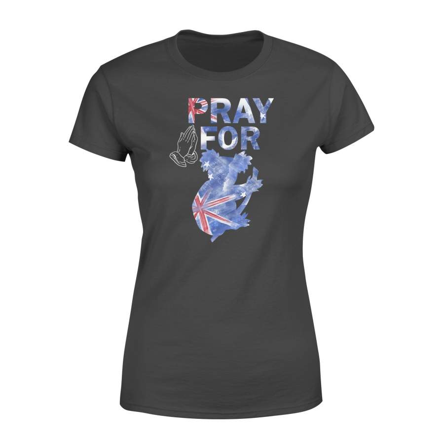 Pray for Australia Rain Save Koala Australian Animals People Shirt – Standard Women’s T-shirt