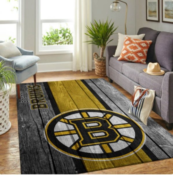 Boston Bruins Rectangle Rug Rg333