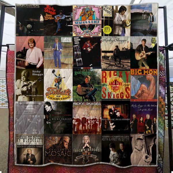 Ricky Skaggs 3D Quilt Blanket HGM4