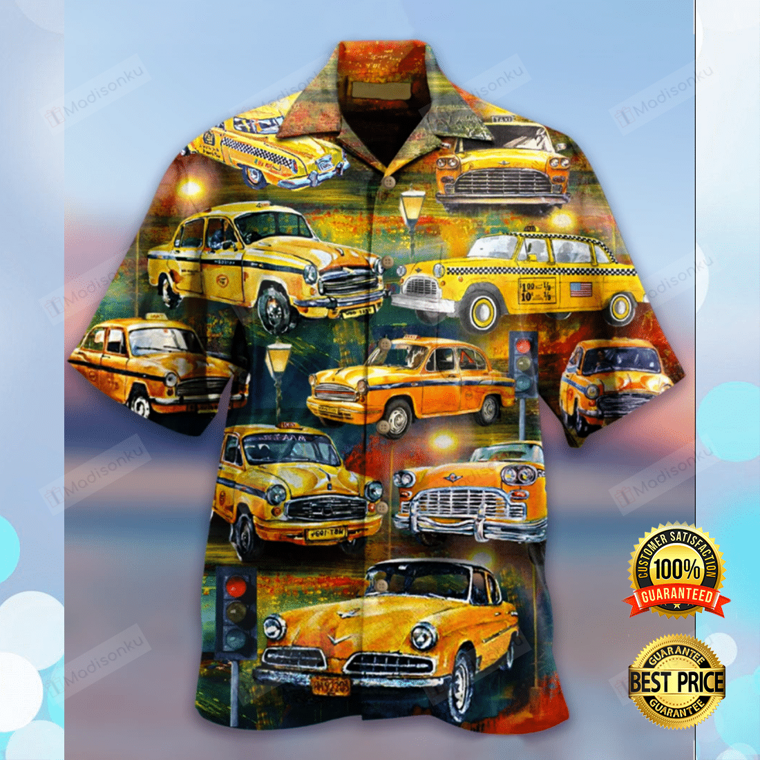 Yellow Taxi Hawaiian Shirt