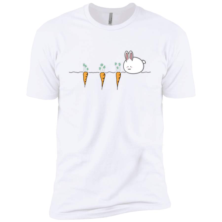 Kawaii Rabbit and Carrots Boys Premium T-Shirt