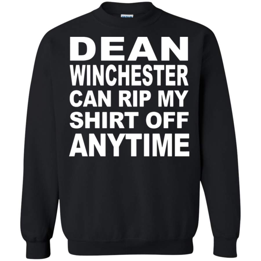 AGR Dean Winchester Can Rip My Off Anytime Sweatshirt