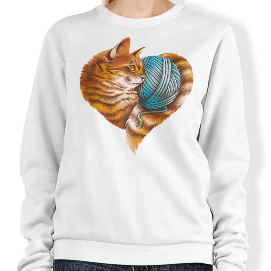 Knitting Kitten Love – Sweatshirt