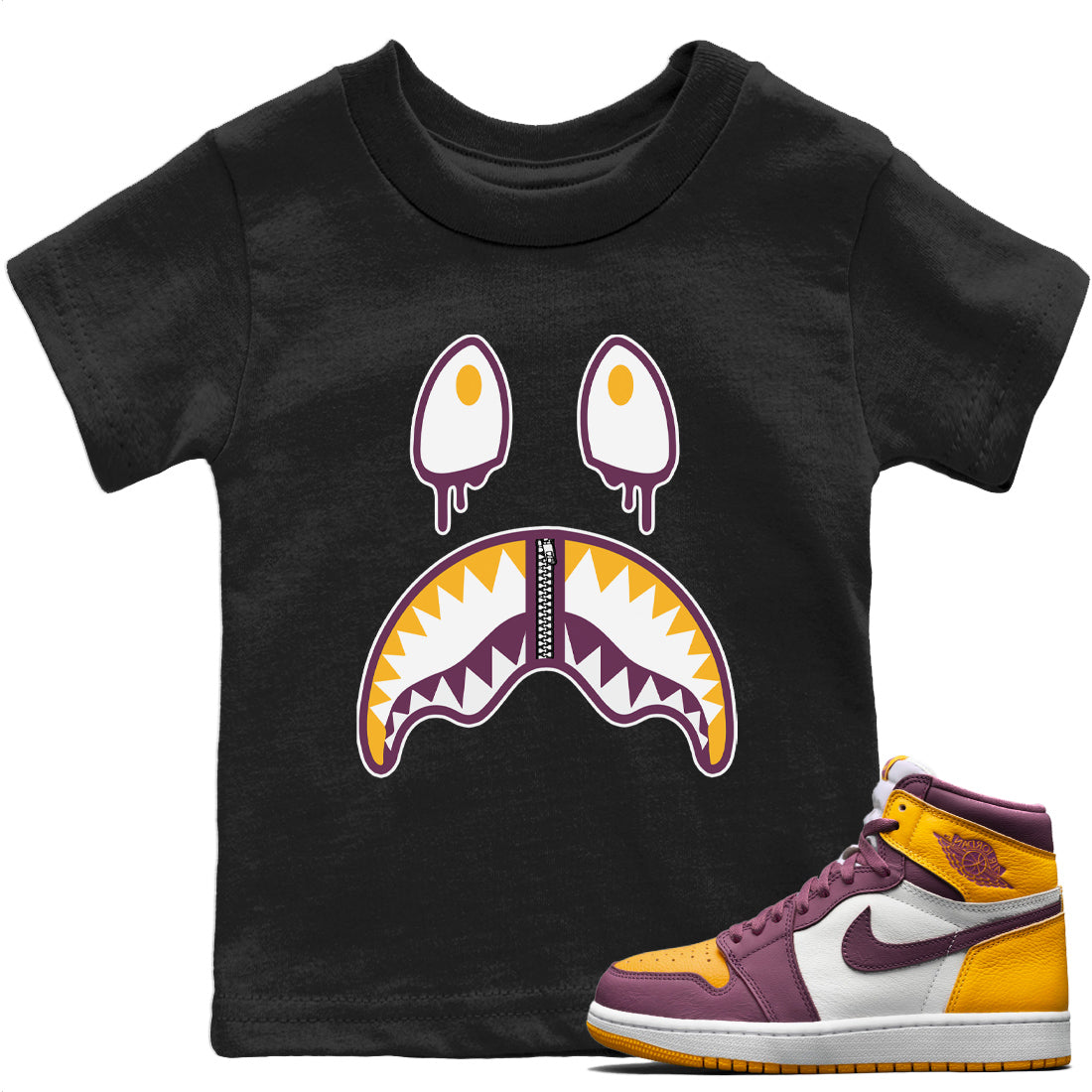 Shark Face T-Shirt – Air Jordan 1 Brotherhood Baby & Youth