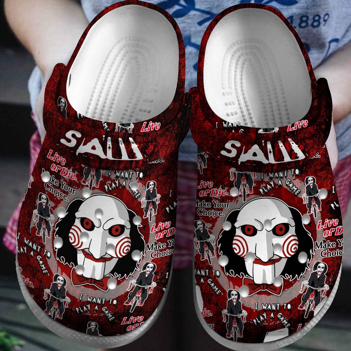 Saw Movie Crocss Clogs For Men Women And Kid Tr1805110105