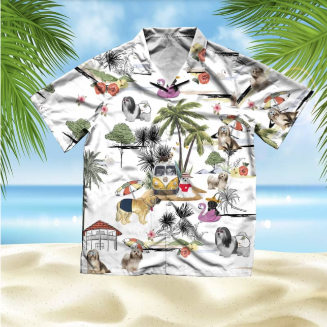 Havanese Beach All Over Printed Hawaiian Shirt Ha6148