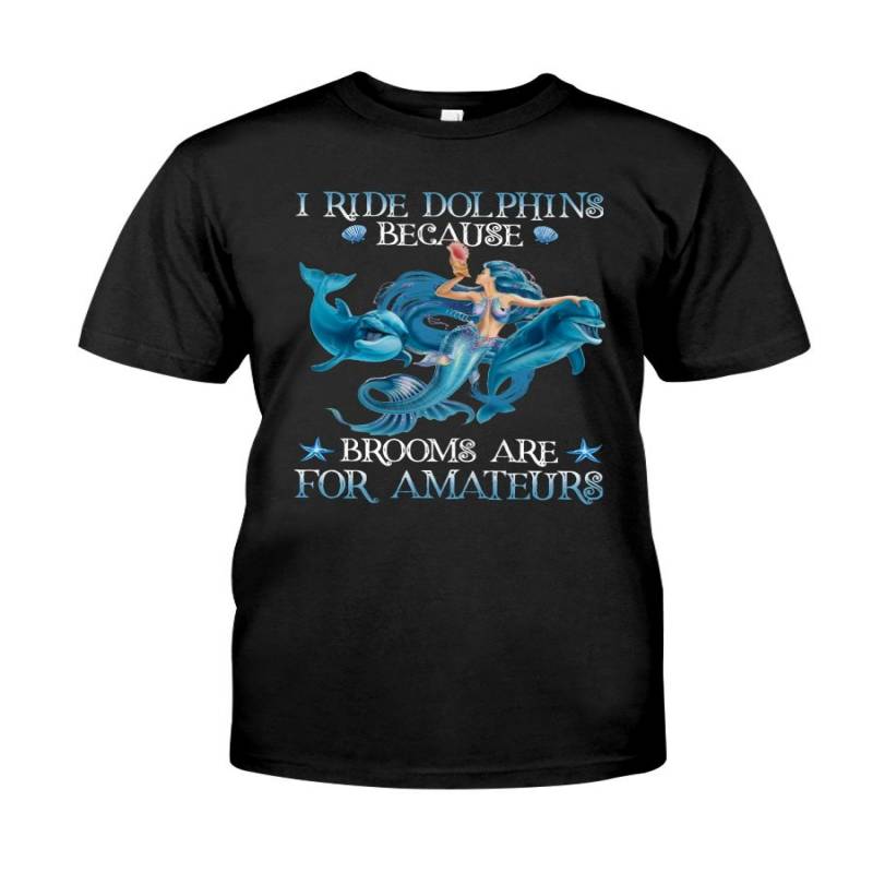 Mermaid I Ride Dolphin Classic T-Shirt