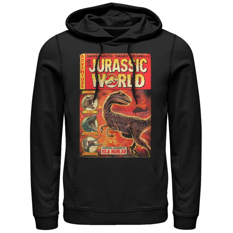 Jurassic World: Fallen Kingdom Men’s Dino-Mite Tales Lightweight Hoodie