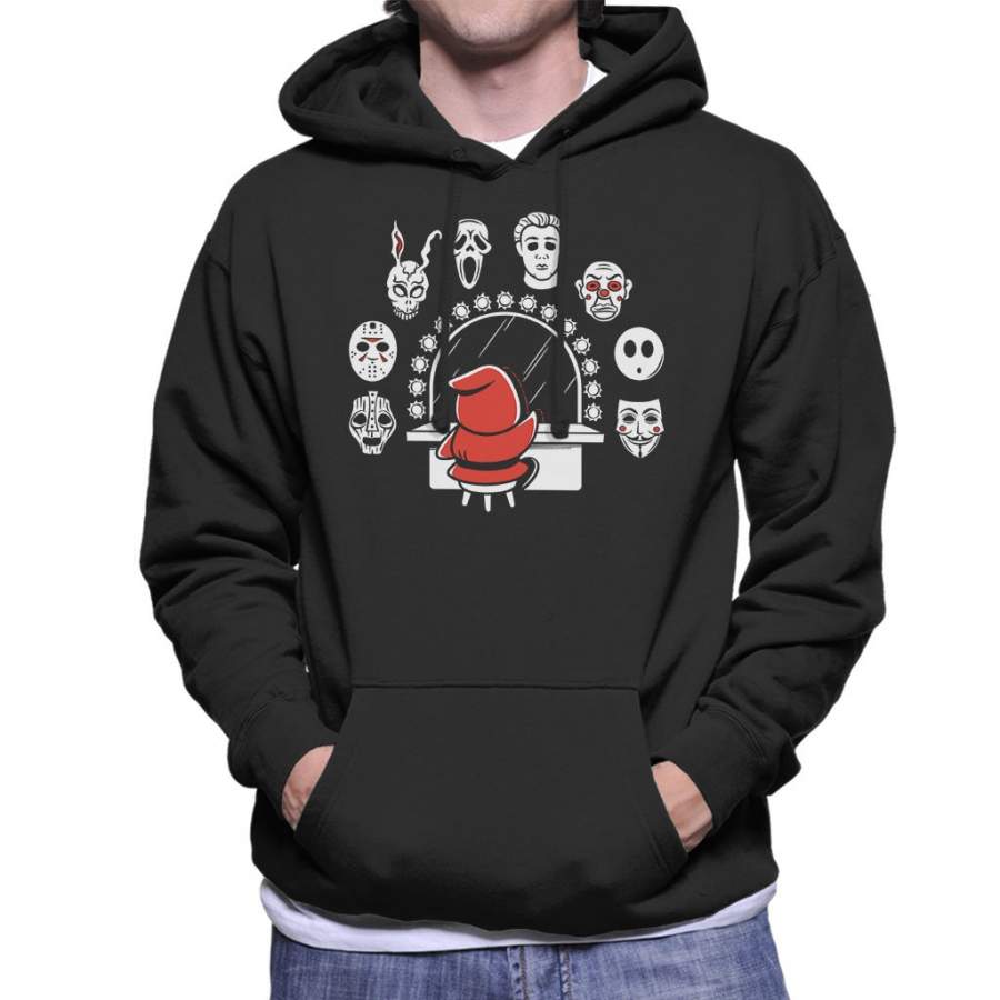 Super Mario Shy Guy Iconic Horror Masks Men’s Hooded Sweatshirt