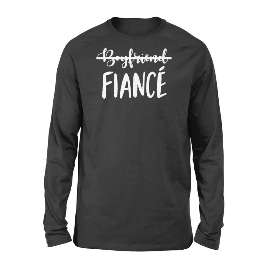 Boyfriend Fiance Couples Engagement Gift For Him – Standard Long Sleeve