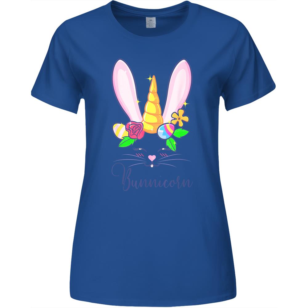 Bunnicorn Easter Bunny Unicorn Rabbit Cute Premium Womens Tshirts