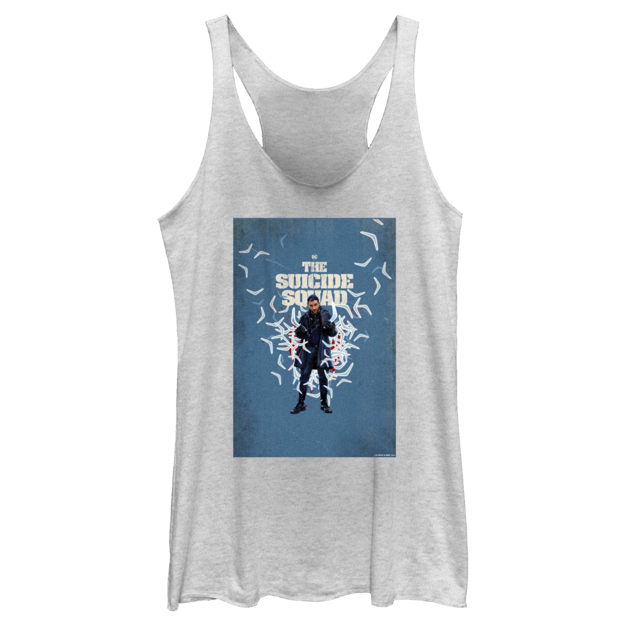 The Suicide Squad Women’S Captain Boomerang Poster  Racerback Tank Top