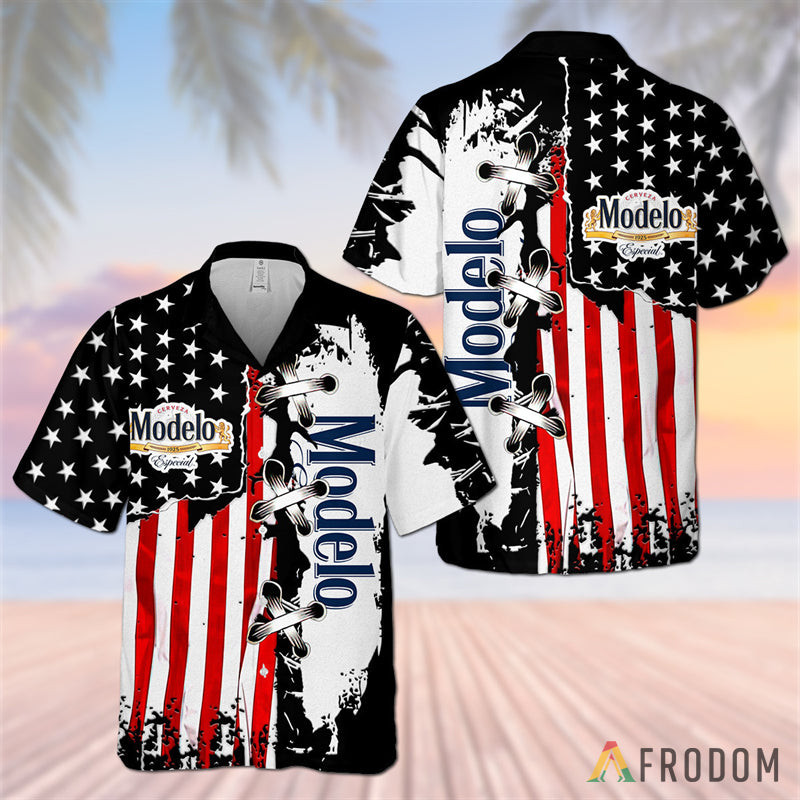 Usa Flag Modelo Beer Hawaii Shirts For Men And Women Ha71206