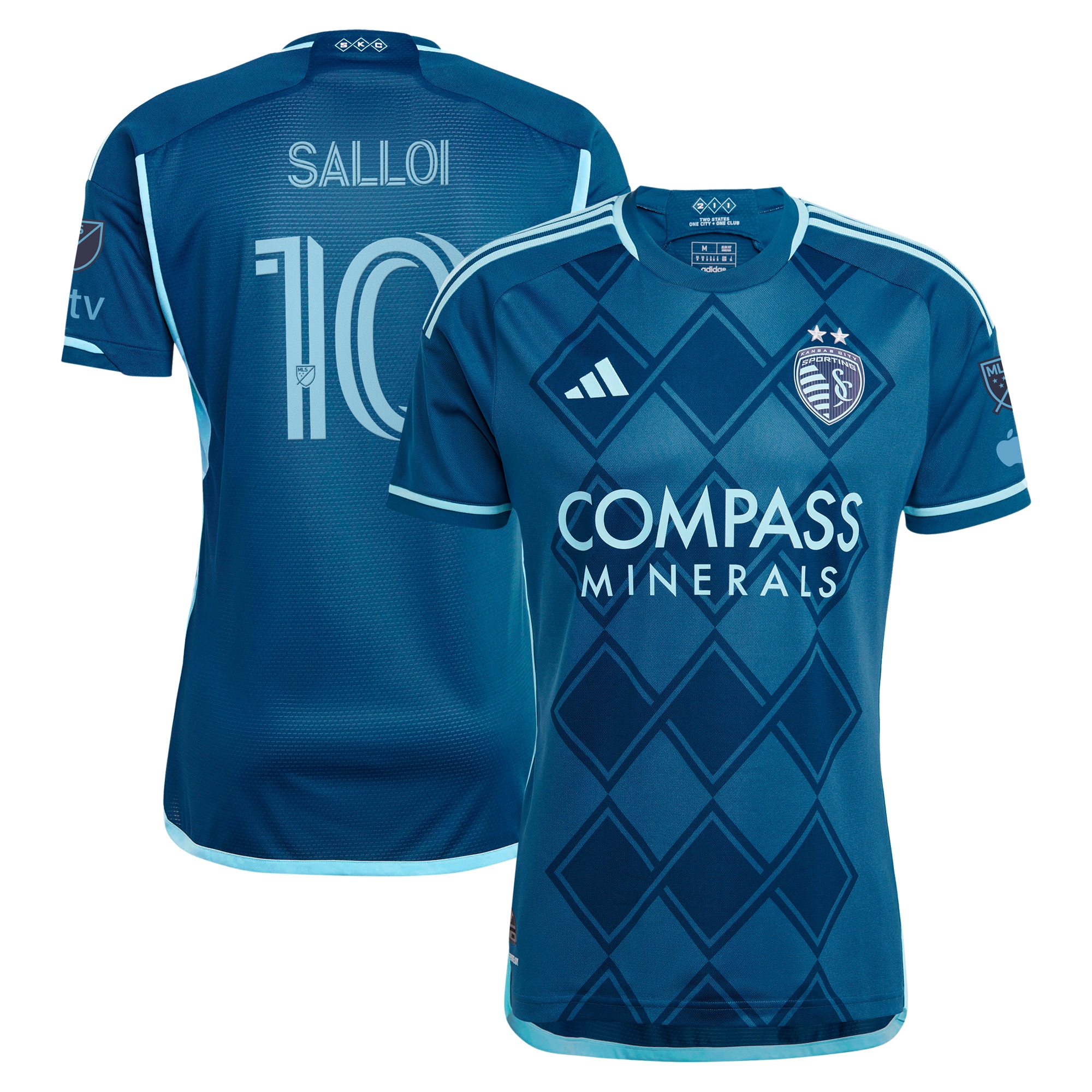 Daniel Salloi Sporting Kansas City 2024 Diamonds Our Forever Authentic Player Jersey  Navy