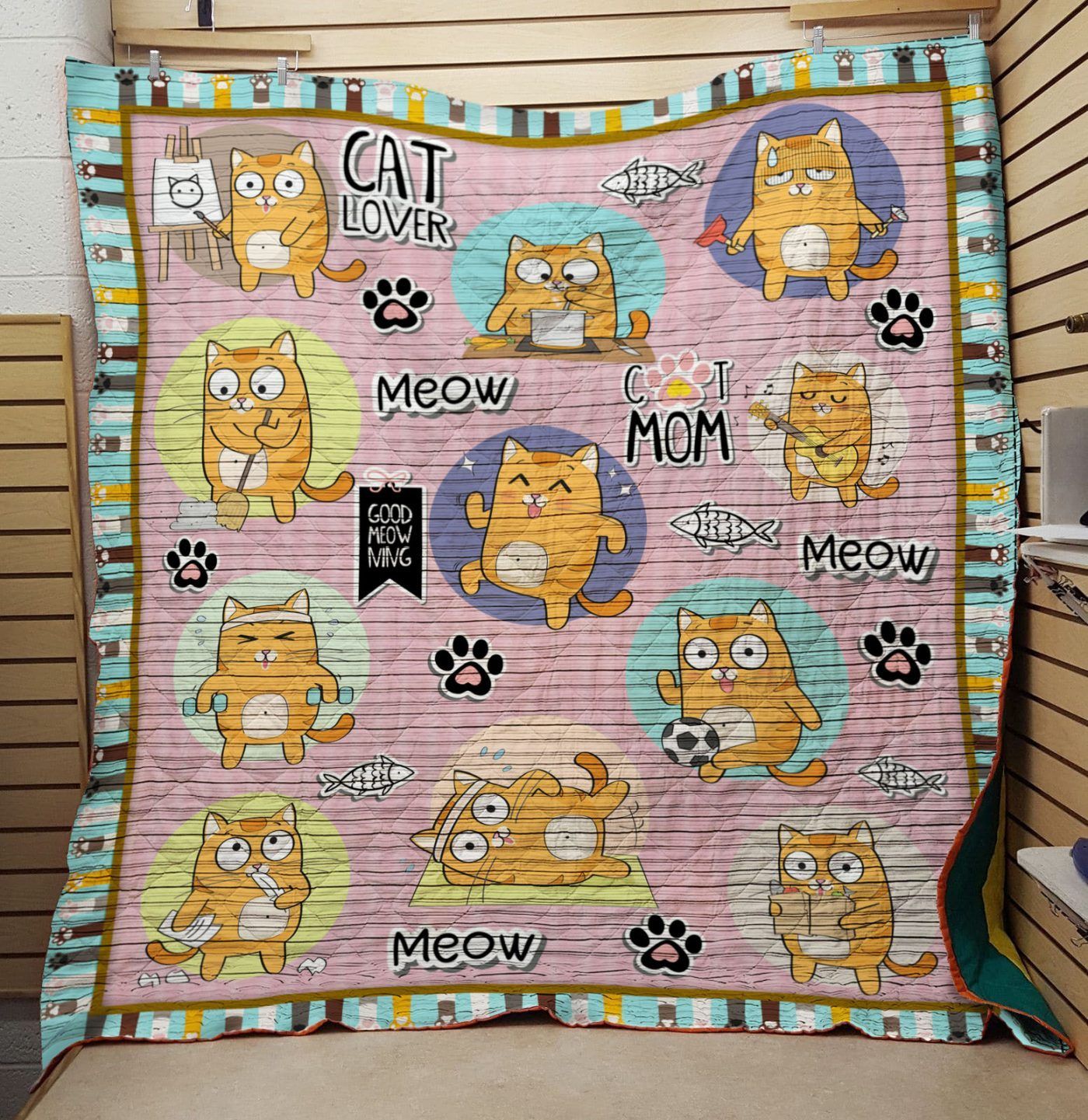 Cat lover 3D Quilt Blanket HGM49