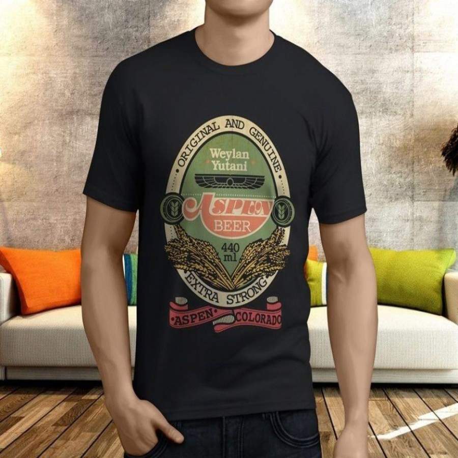 Cool Retro Vintage Alien Movie Weylan Yutani Men’S Black T-Shirt