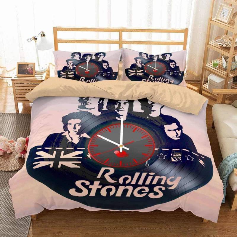 3D Customize The Rolling Stones Bedding Set Duvet Cover Set Bedroom Set Bedlinen