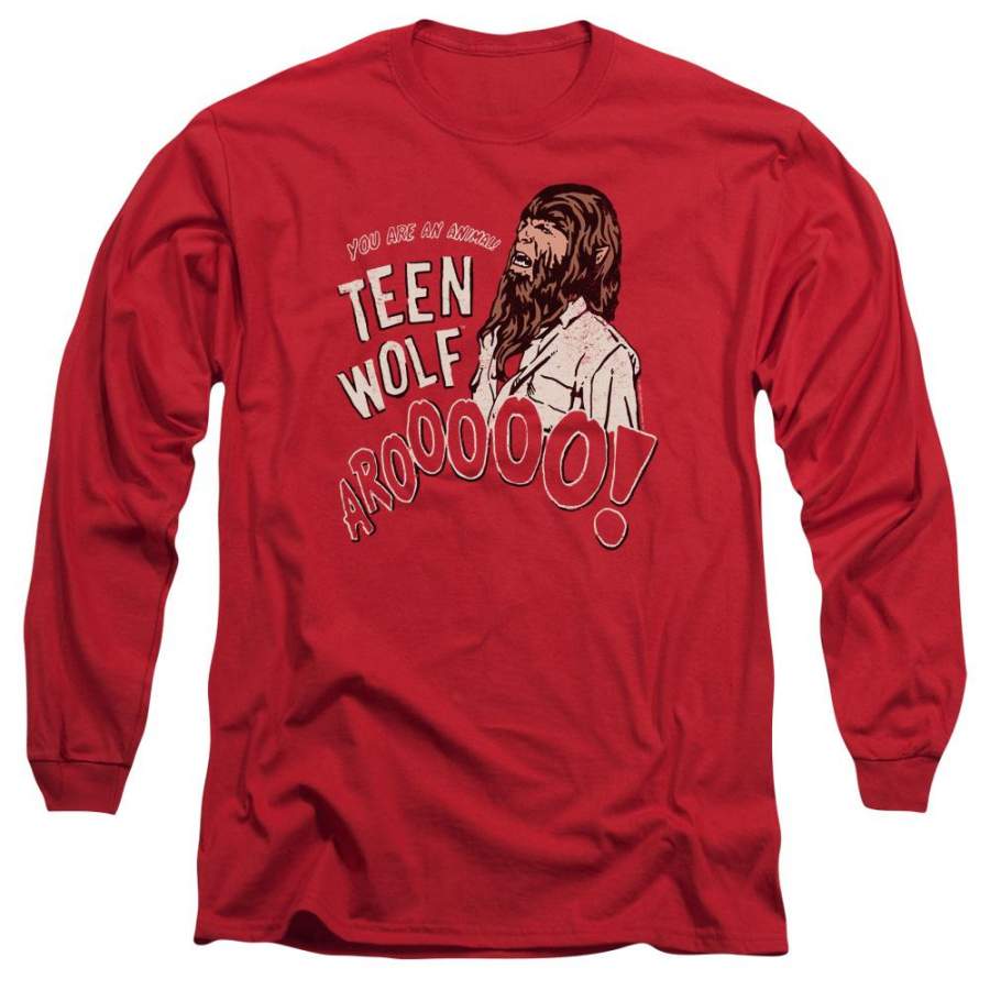 Teen Wolf Animal Men’s Long Sleeve T-Shirt