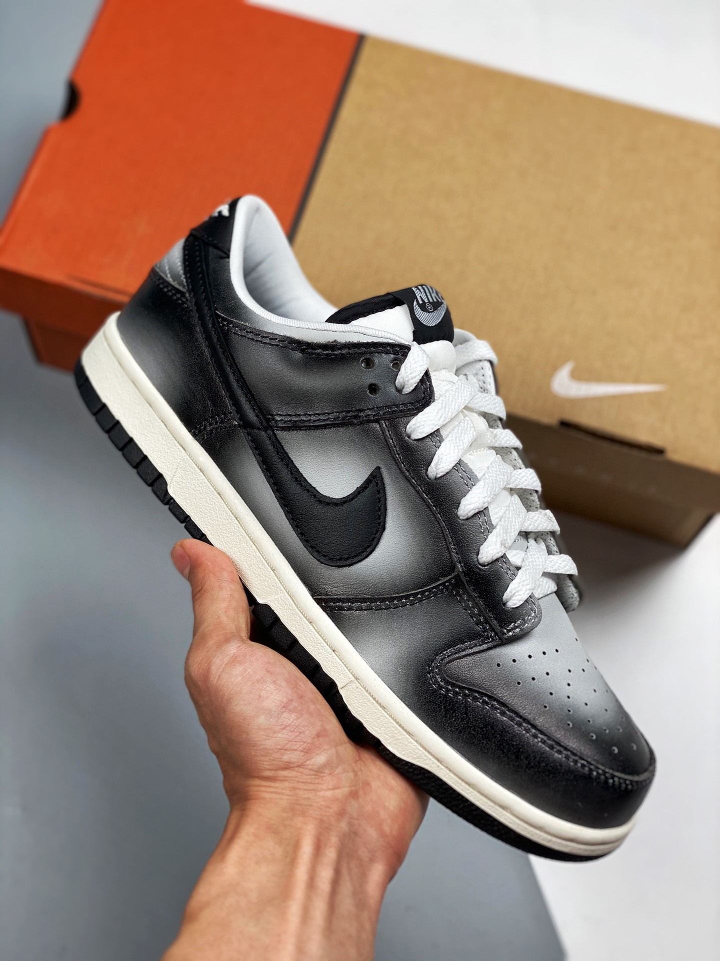 Nike Dunk Low Premium Haze WhiteBlack-Medium Grey 5339279