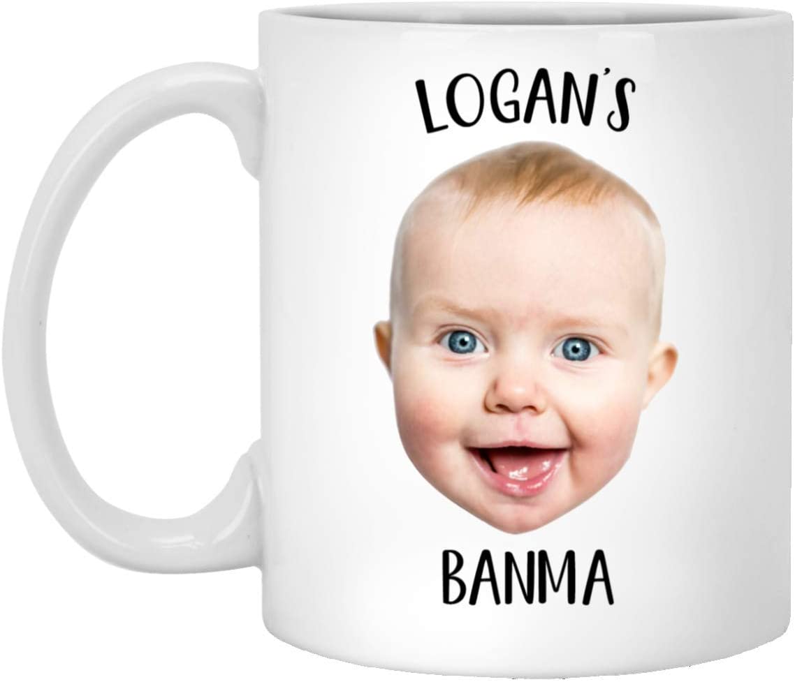Baby Mug – Personalized With Your Baby’S Photo And Name – Coffee Mug – Mug For Banma – Mug For Dad – Grandparent Gift – Grandma – Grandpa 15Oz