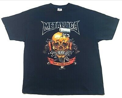 Vintage 2004 Metallica So What Fan Club Pushead Skull T Shirt  2 9826