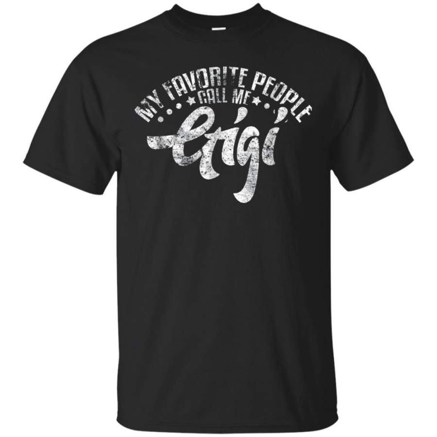 AGR My Favorite People Call Me Gigi Tshirt Mama Distressed Tee Jaq T-shirt