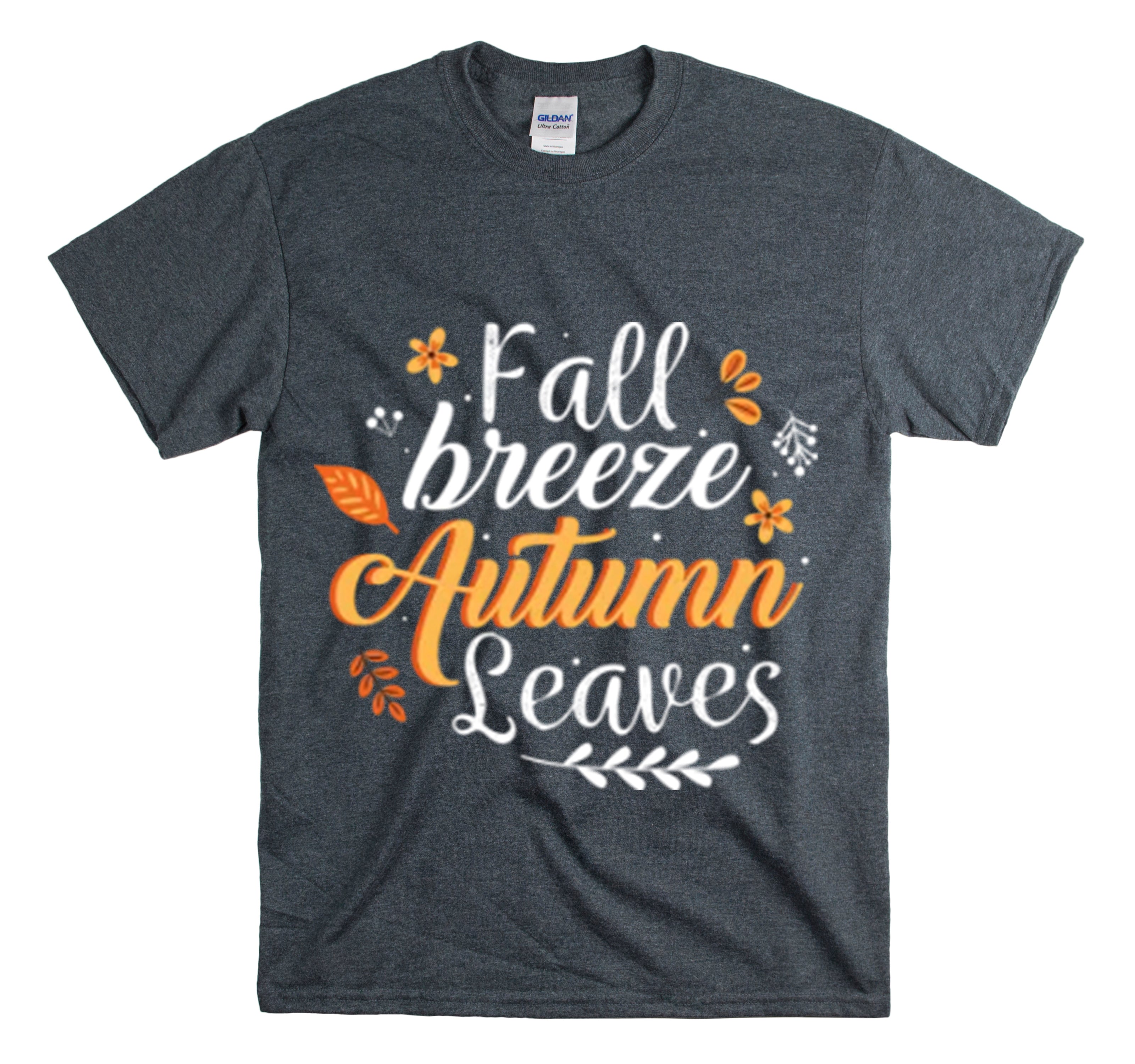 Shirt Funny Fall Breeze Autumn Leaves Cool Weather Harvest Time T-Shirt Unisex Heavy Cotton Tee