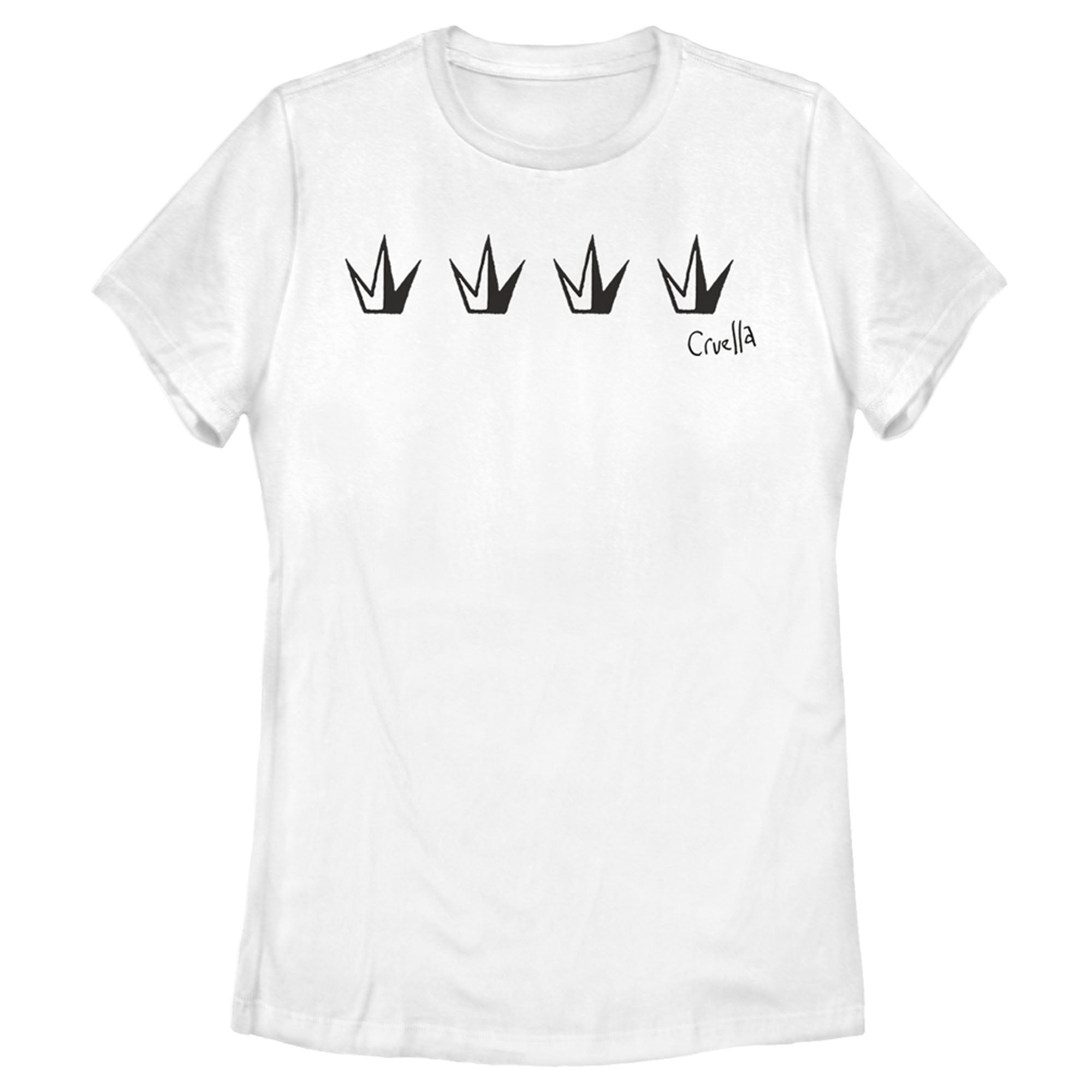 Cruella Women’S Crowns Logo  T-Shirt