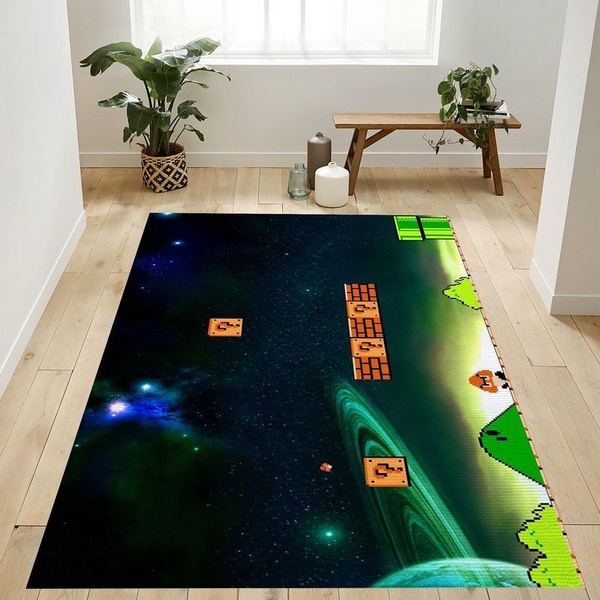 Super Mario 114 Area Rug Living Room And Bed Room Rug Gift Us Decor Vh3