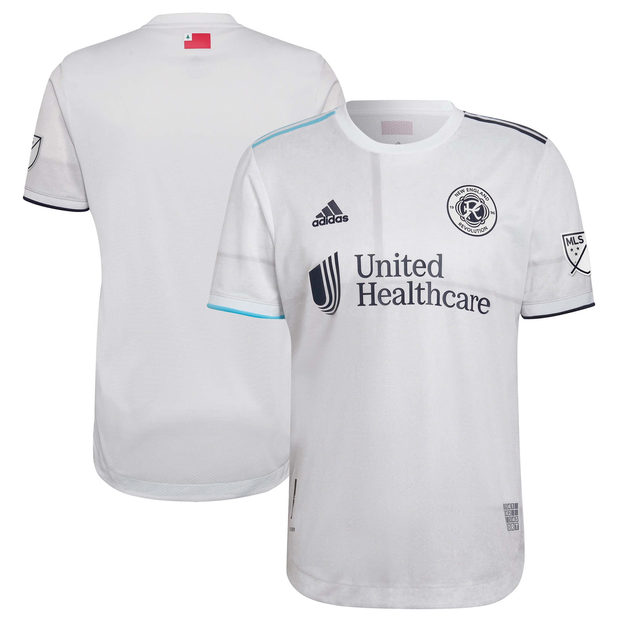 New England Revolution 2022 Secondary Authentic Blank Jersey – White