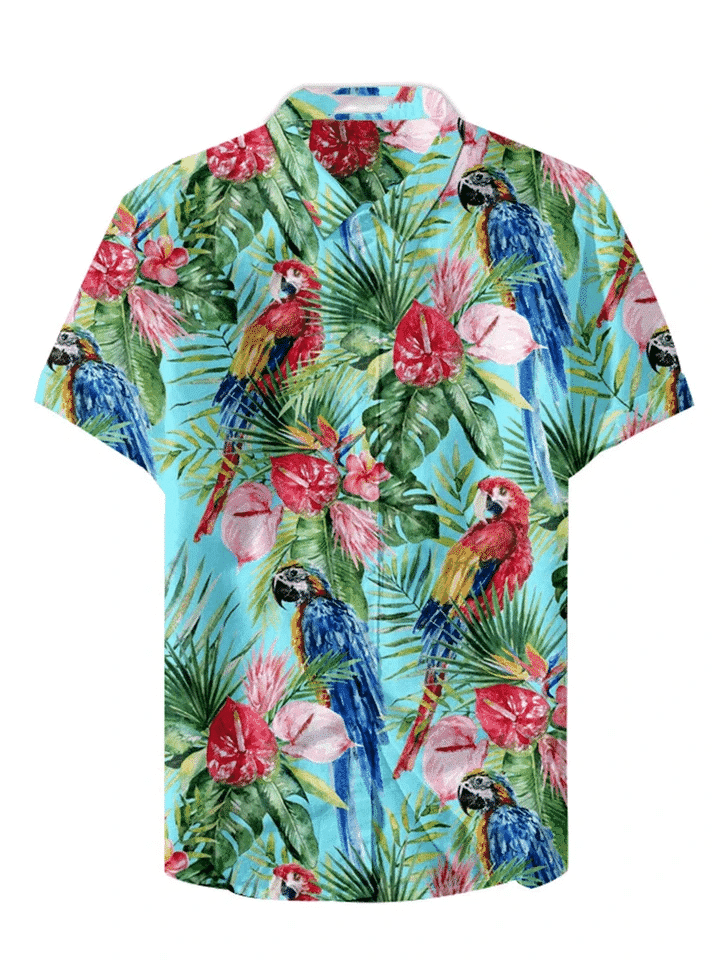 Beach Parrot Hawaii Shirt Unisex Adult Ha57850