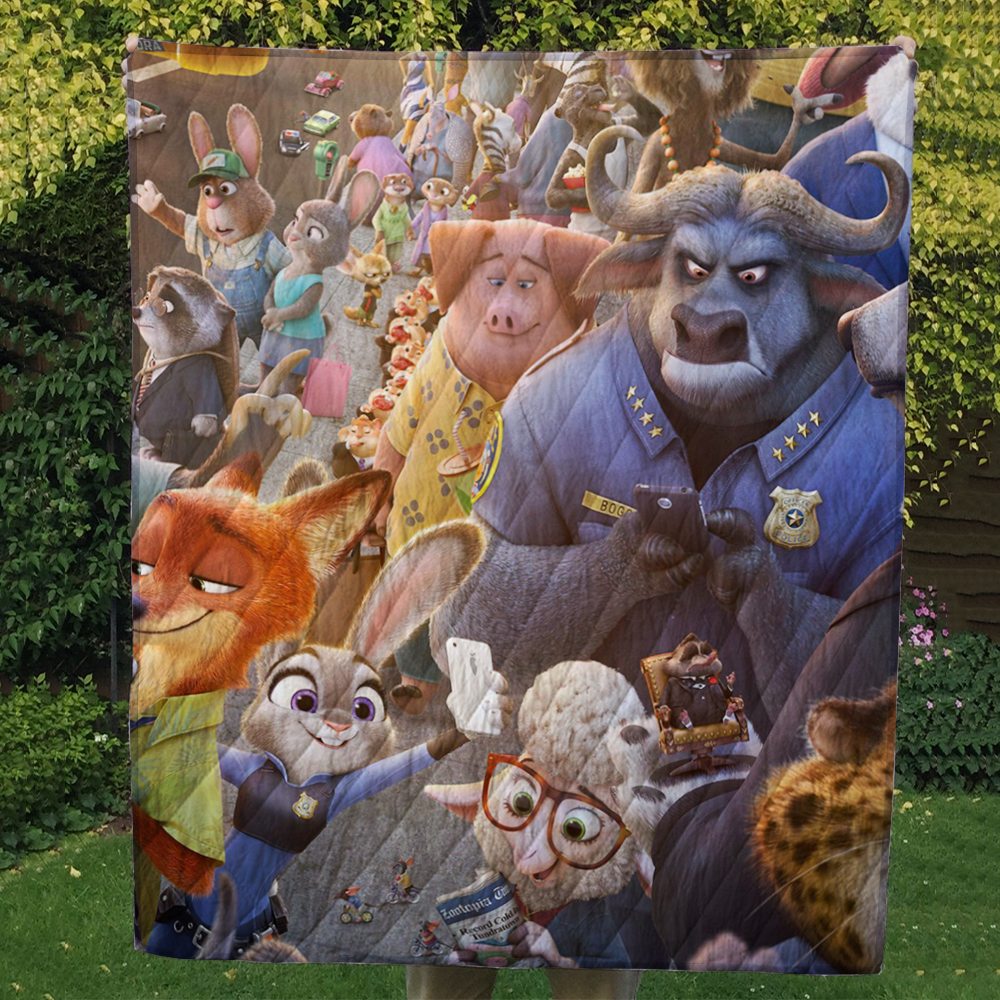 Zootopia Quilt Blanket – Gift For Christmas #1