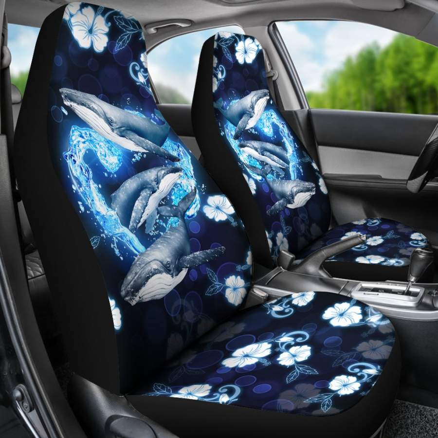 Humpback Whale – Humback Whales in heart V2 – Car Seat Covers