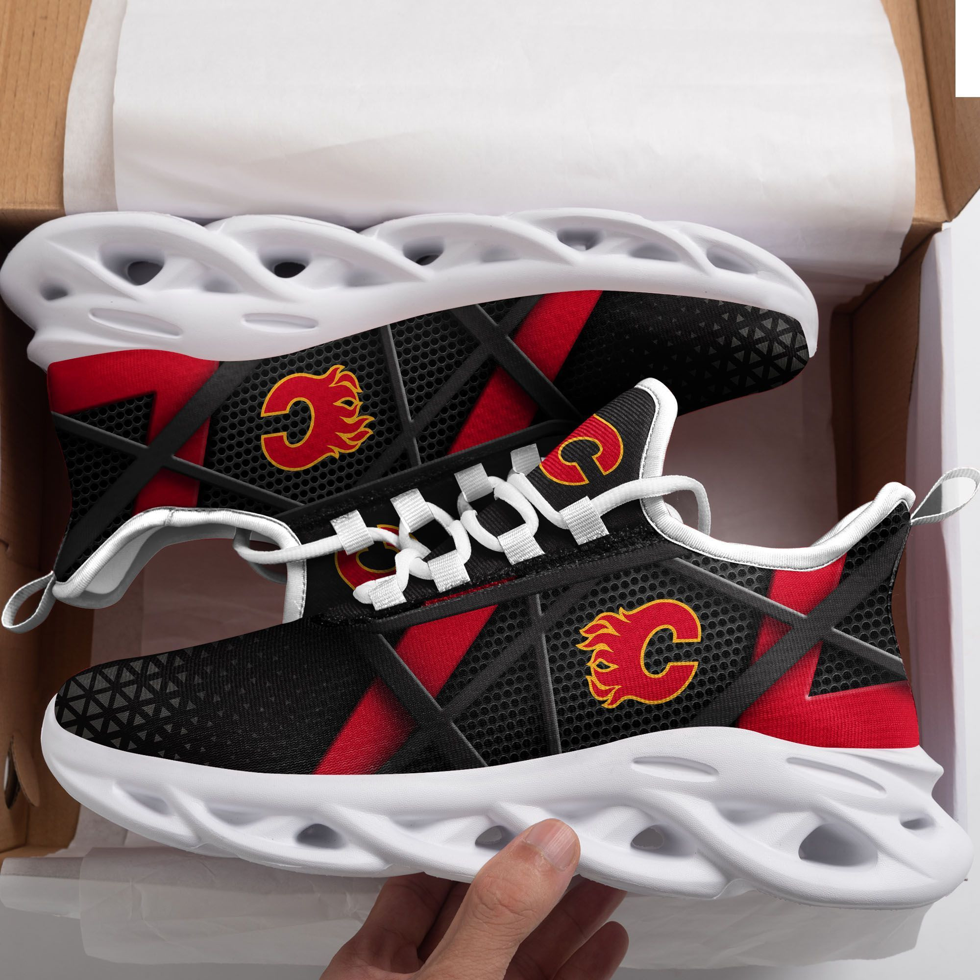 Calgary Flames Max Soul Sneakers Running Sports Shoes For Men Women