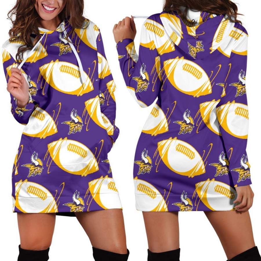 Minnesota Vikings Hoodie Dress