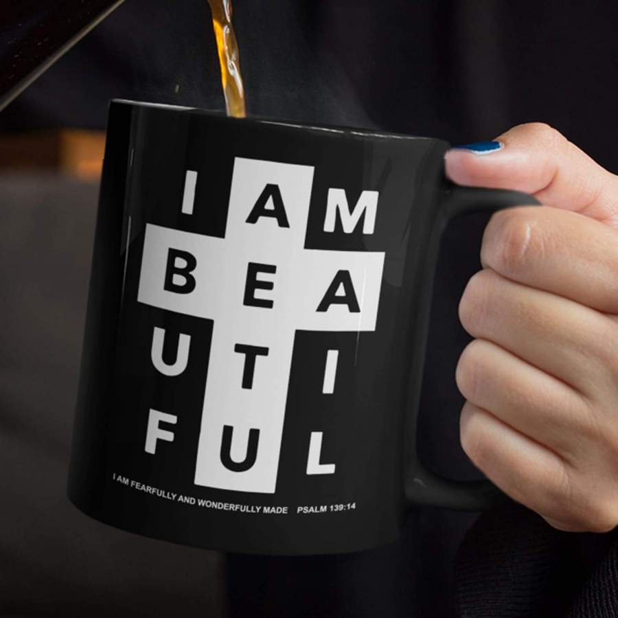 Psalm 139:14 I am fearfully and wonderfully coffee mug