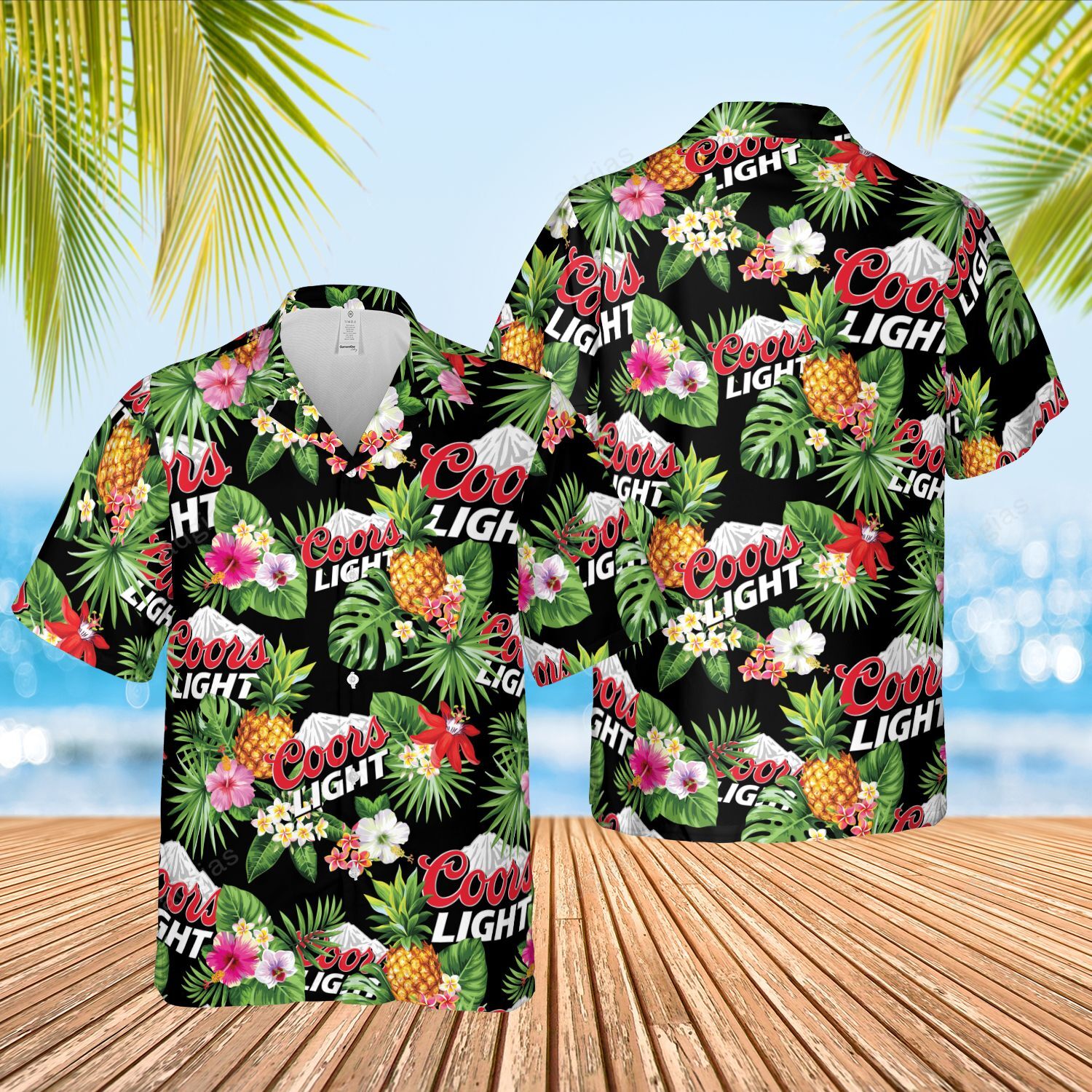 Clb Aloha Hawaiian Style Summer Shirt Ha72084