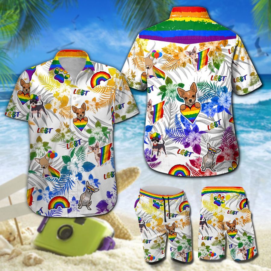 Chihuahua Lgbt Hawaii Shirt 208 Ha107683