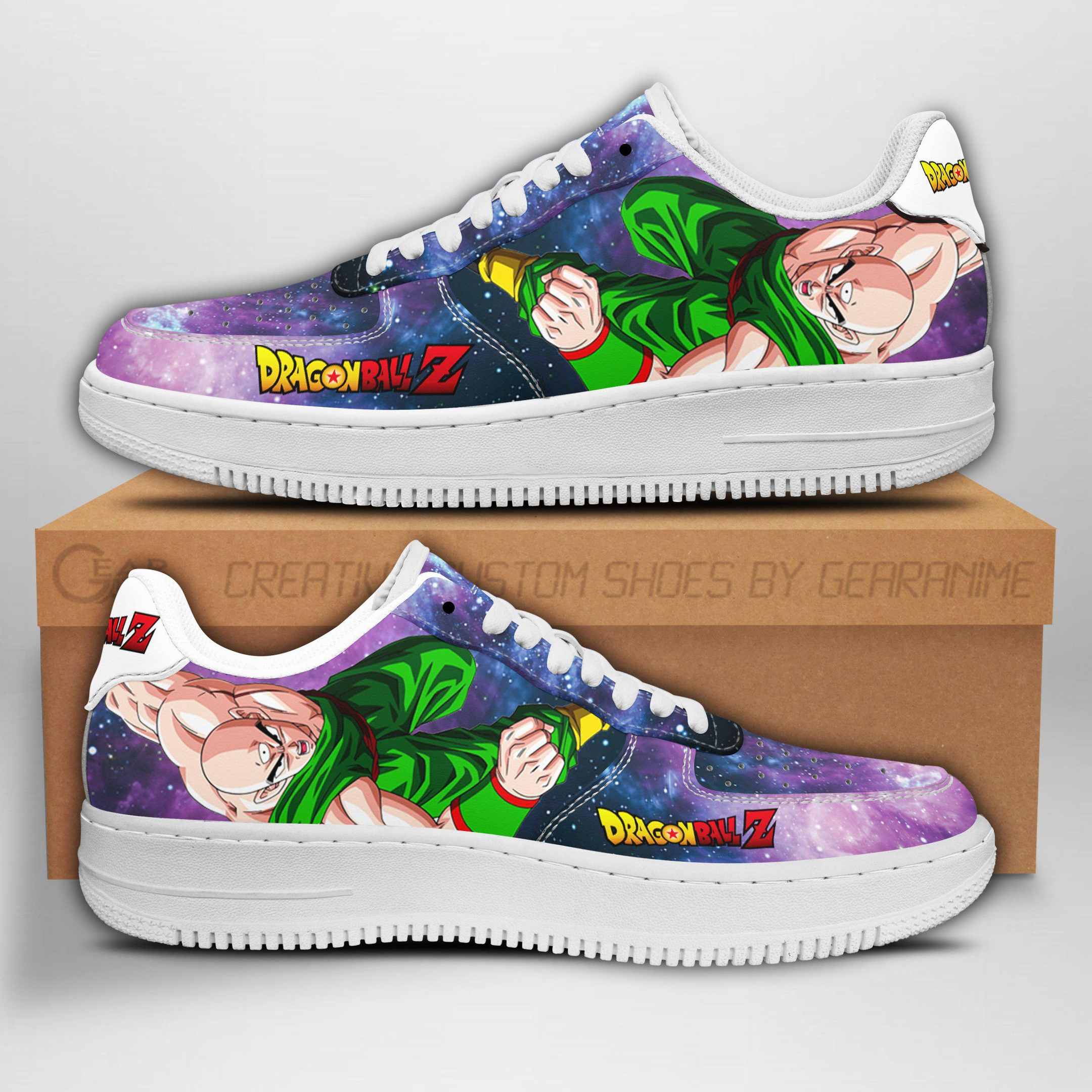 Tien Shinhan Dragon Ball Z Air Force Shoes Sneakers Custom Anime V35