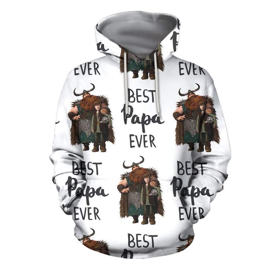 3D All Over Print Husband Dad Protector Hero Hoodie