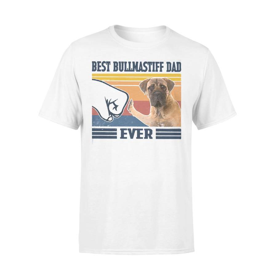 Father’s Day Best Bullmastiff Dad Ever Vintage T-shirt