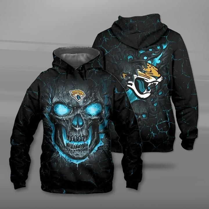 Lava Skull Jacksonville Jaguars 3D T Shirt Hoodie Sweater