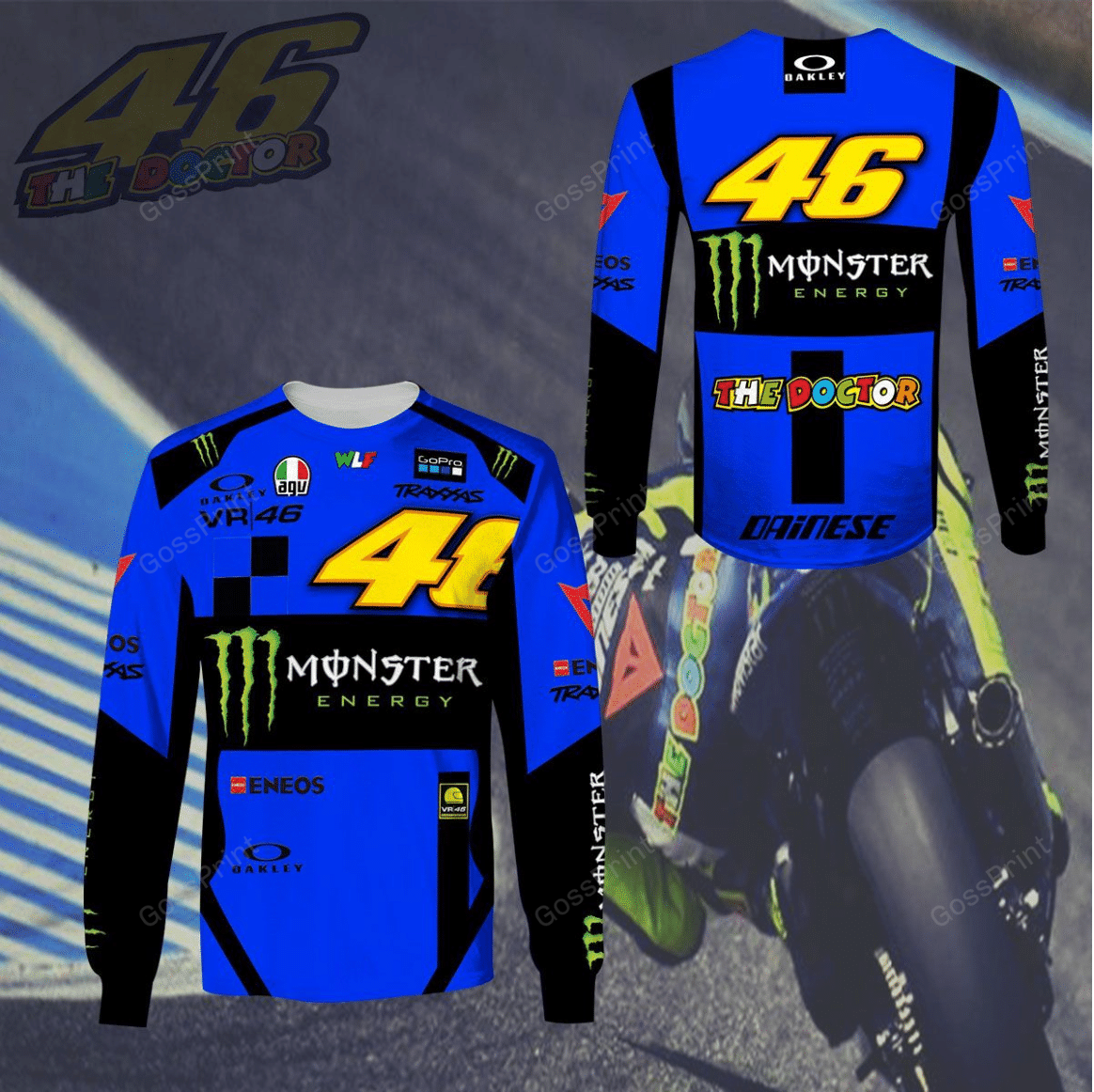 3D All Over Printed Vr46 Shirts Ver 15