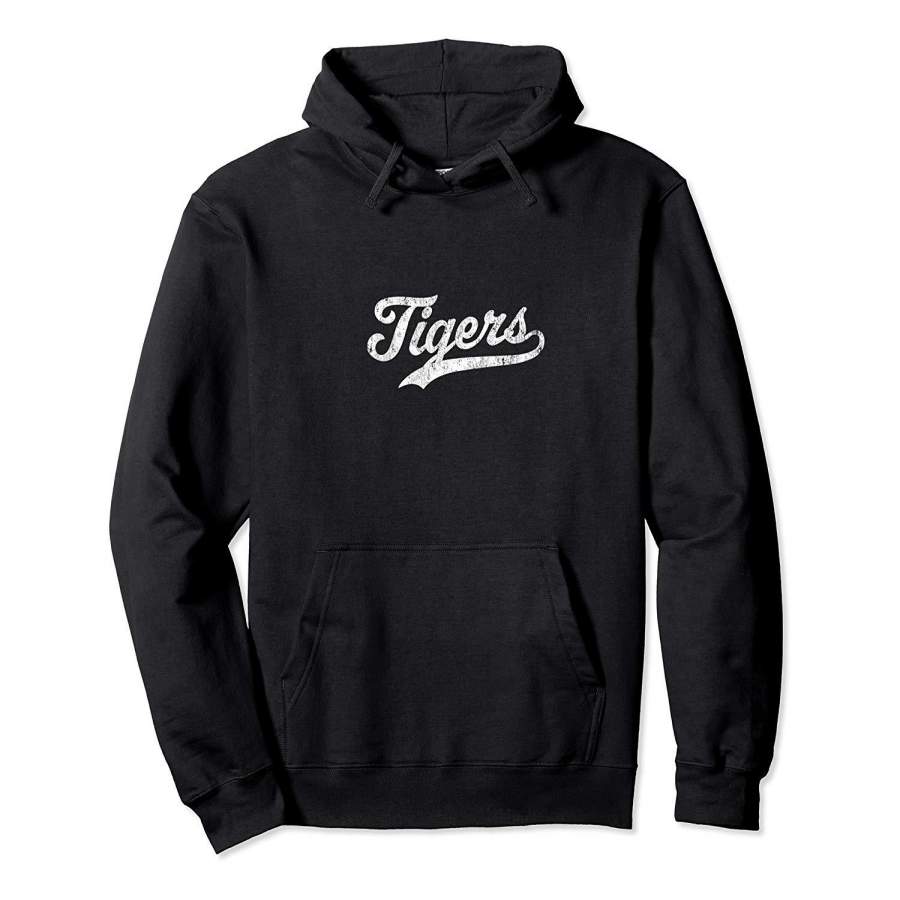 Tigers Mascot T Shirt Vintage Sports Name Tee Design Hoodie Premium Tee