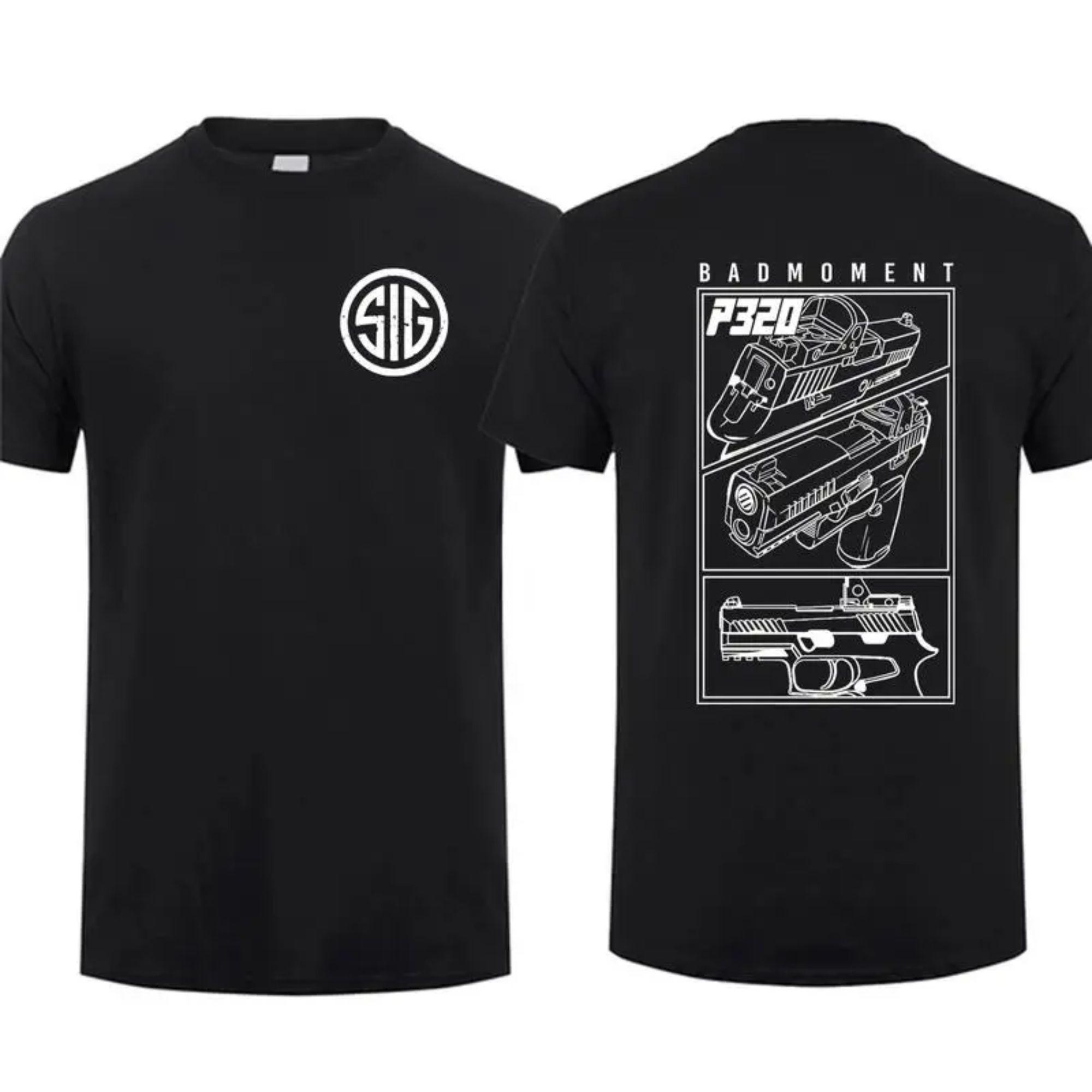 Sig Sauer Tactical P320 T-Shirt, Sig Sauer Fan Gift, Gun Lover, Tactical Gear, Hunting Shirt Gift For Dad, Top Menswear, Trending Shirt 2025