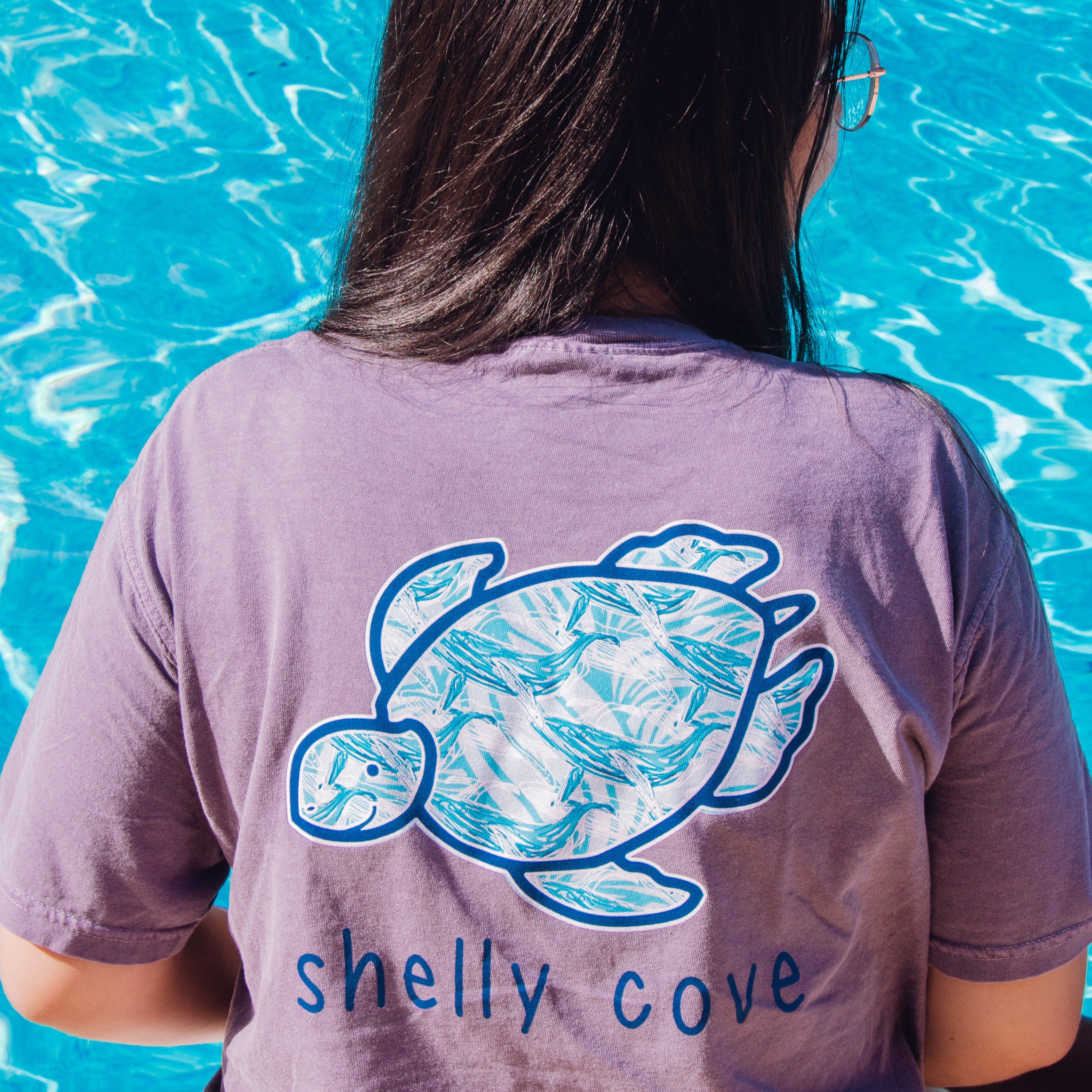 Whale Hello There – Plum Short Sleeve Tee