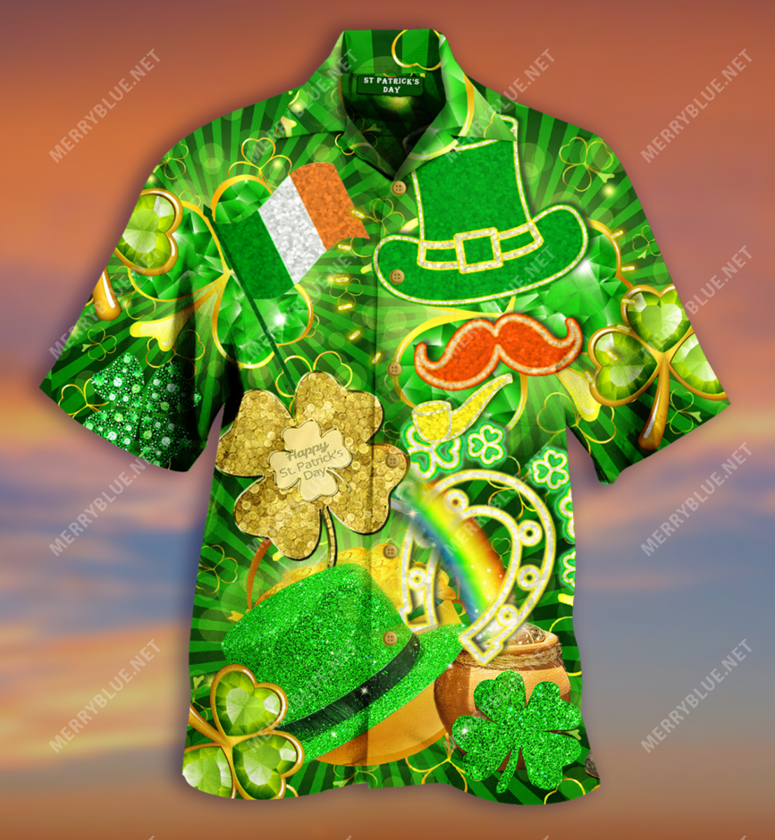 Everyone Is Irish On Saint Day Unisex Hawaii Shirt Ha60097